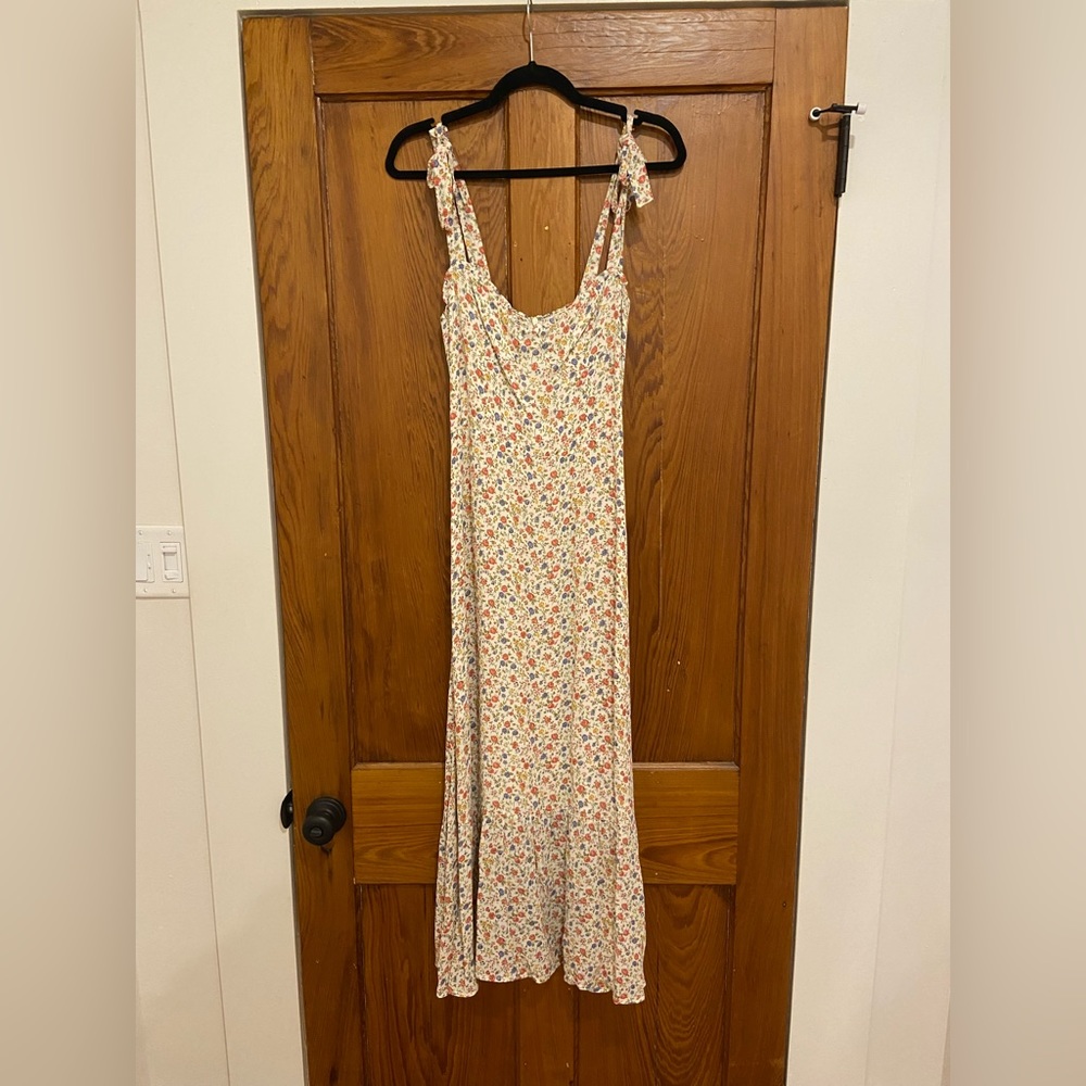 Reformation floral midi dress